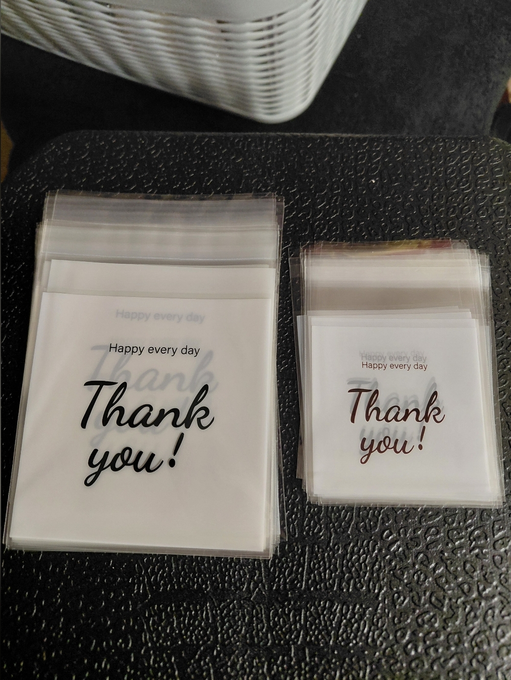 40ct. Large and Small Resealable Thank You Bags 20-3x4/20 2x3 - Picture 5 of 5